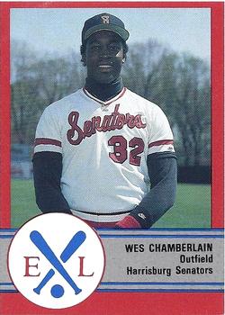 1989 ProCards Eastern League All-Stars #5 Wes Chamberlain Front