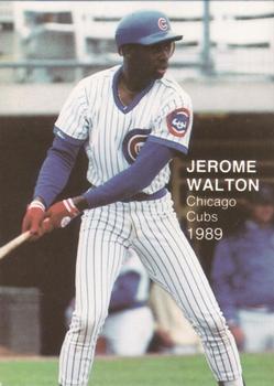 1989 Pacific Cards & Comics Rookies Superstars (unlicensed) #10 Jerome Walton Front