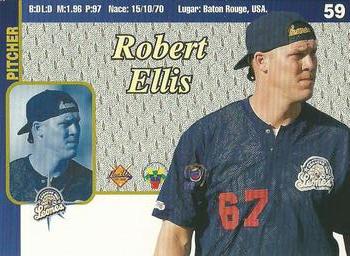 1999-00 Line Up Venezuelan Winter League #59 Robert Ellis Back