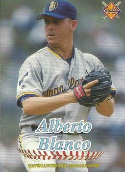 1999-00 Line Up Venezuelan Winter League #86 Alberto Blanco Front