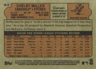 2013 Topps - 1972 Topps Minis #TM-59 Shelby Miller Back