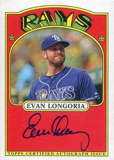 2013 Topps - 1972 Topps Minis Autographs #TMA-EL Evan Longoria Front