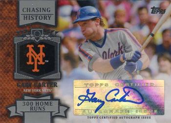 2013 Topps - Chasing History Autographs #CHA-GC Gary Carter Front