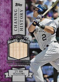 2013 Topps - Chasing History Relics #CHR-TT Troy Tulowitzki Front
