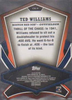 2013 Topps - Cut to the Chase #CTC-9 Ted Williams Back