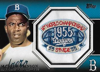 2013 Topps - Commemorative Patch #CP-44 Jackie Robinson Front