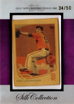 2013 Topps - Silk Collection #NNO Tim Lincecum Front