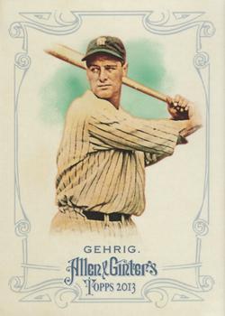 2013 Topps Allen & Ginter #75 Lou Gehrig Front