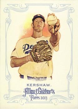 2013 Topps Allen & Ginter #88 Clayton Kershaw Front