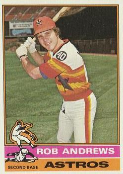 1976 Topps #568 Rob Andrews Front