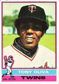 1976 Topps #35 Tony Oliva Front