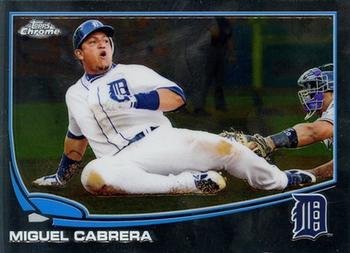 2013 Topps Chrome #100 Miguel Cabrera Front