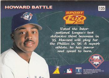 1996 Sportflix #135 Howard Battle Back