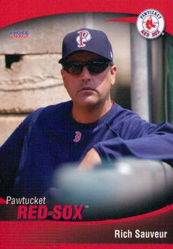 2012 Choice Pawtucket Red Sox #30 Rich Sauveur Front