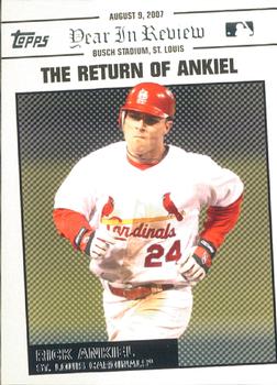 2008 Topps Updates & Highlights - Year in Review #YR129 Rick Ankiel Front