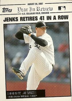 2008 Topps Updates & Highlights - Year in Review #YR140 Bobby Jenks Front