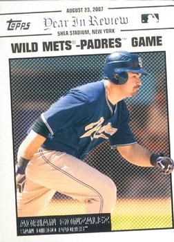 2008 Topps Updates & Highlights - Year in Review #YR143 Adrian Gonzalez Front