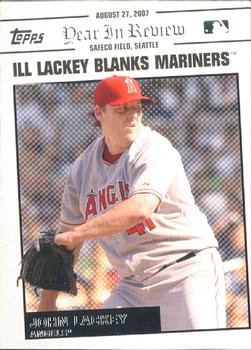 2008 Topps Updates & Highlights - Year in Review #YR146 John Lackey Front