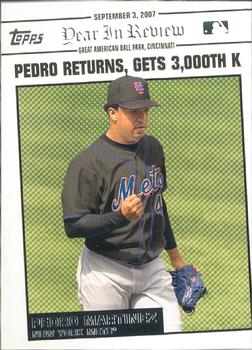 2008 Topps Updates & Highlights - Year in Review #YR153 Pedro Martinez Front
