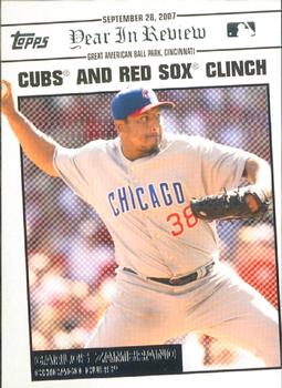 2008 Topps Updates & Highlights - Year in Review #YR178 Carlos Zambrano Front