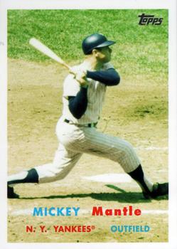2008 Topps Updates & Highlights - Mickey Mantle Story #MMS70 Mickey Mantle Front