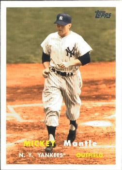 2008 Topps Updates & Highlights - Mickey Mantle Story #MMS71 Mickey Mantle Front