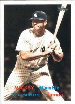 2008 Topps Updates & Highlights - Mickey Mantle Story #MMS73 Mickey Mantle Front