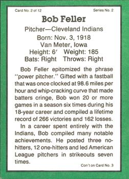 1983 ASA Bob Feller #2 Bob Feller / Steve O'Neill Back