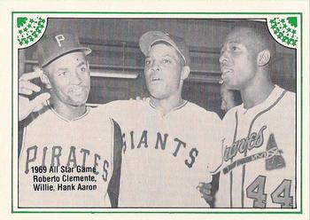 1983 ASA The Willie Mays Story #8 Willie Mays / Roberto Clemente / Hank Aaron Front