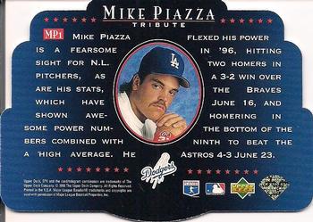 1996 SPx #MP1 Mike Piazza Tribute Back