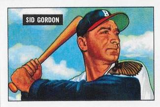 1986 Card Collectors 1951 Bowman (Reprint) #19 Sid Gordon Front