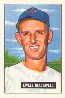 1986 Card Collectors 1951 Bowman (Reprint) #24 Ewell Blackwell Front