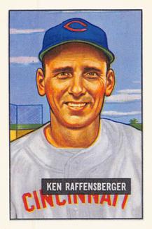 1986 Card Collectors 1951 Bowman (Reprint) #48 Ken Raffensberger Front