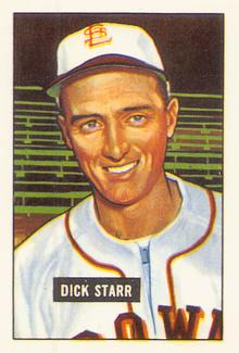 1986 Card Collectors 1951 Bowman (Reprint) #137 Dick Starr Front