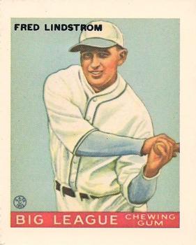 1978 Dover Publications Hall of Fame Cards Reprints #133 Fred Lindstrom Front