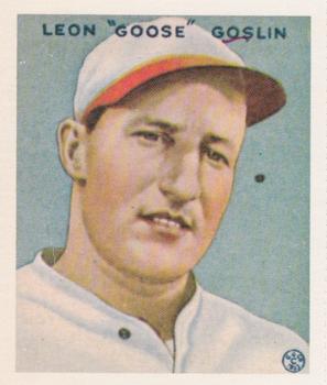 1978 Dover Publications Hall of Fame Cards Reprints #110 Goose Goslin Front
