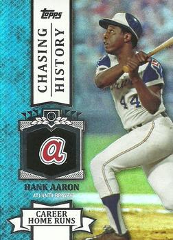 2013 Topps - Chasing History Silver Foil #CH-35 Hank Aaron Front