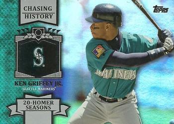 2013 Topps - Chasing History Silver Foil #CH-55 Ken Griffey Jr. Front