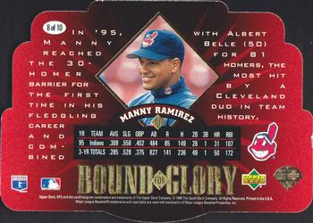 1996 SPx - Bound for Glory #8 Manny Ramirez Back