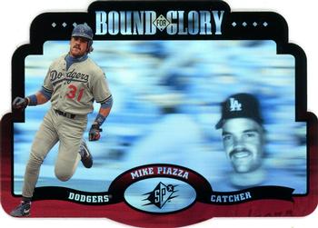 1996 SPx - Bound for Glory #10 Mike Piazza Front