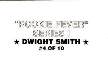 1989 Rookie Fever Series I (unlicensed) #4 Dwight Smith Back