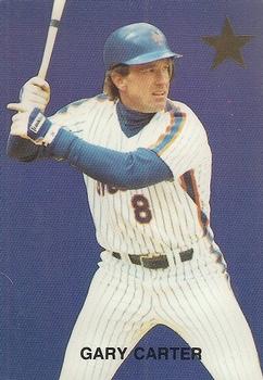 1989 Major League Superstars (unlicensed) #10 Gary Carter Front