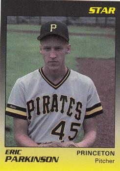 1989 Star Princeton Pirates #14 Eric Parkinson Front