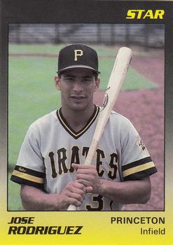 1989 Star Princeton Pirates #17 Jose Rodriguez Front