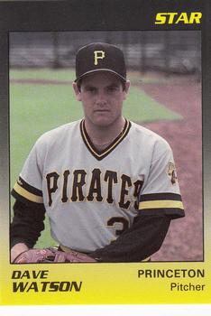 1989 Star Princeton Pirates #23 Dave Watson Front