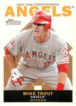 2013 Topps Heritage - New Age Performers #NAP-MT Mike Trout Front