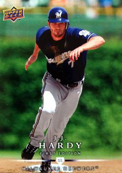 2008 Upper Deck First Edition #48 J.J. Hardy Front