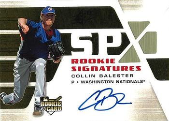 2008 SPx #149 Collin Balester Front