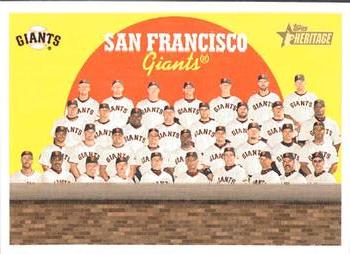 2008 Topps Heritage #69 San Francisco Giants Front