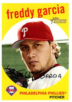 2008 Topps Heritage #254 Freddy Garcia Front